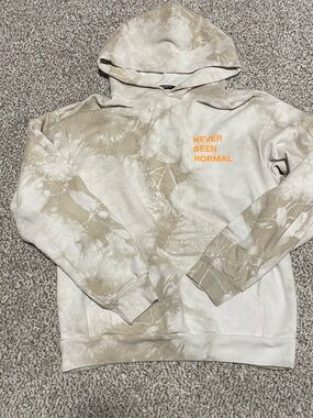 Bananas Monkey "Never Been Normal" Tie-Dye Pullover Hoodie